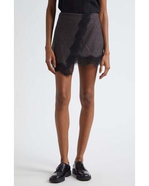 A.L.C. Sophia Faux Wrap Miniskirt - Black