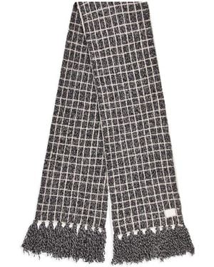 Varley Lindsey Check Bouclé Knit Scarf - Multicolor