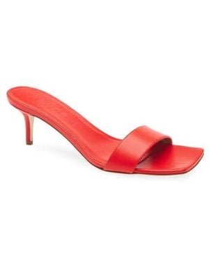 Aeyde Ilvy Slide Sandal - Red