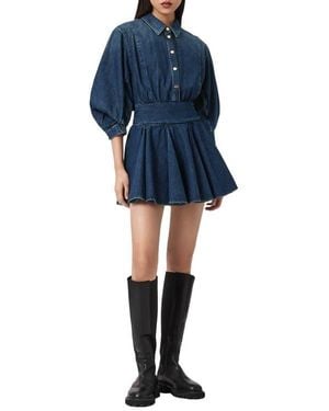 AllSaints Arlo Denim Minidress - Blue