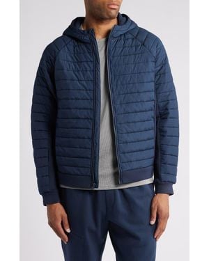 Zella Hybrid Hooded Jacket - Blue