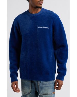BBCICECREAM Fuzz Oversize Sweatshirt - Blue