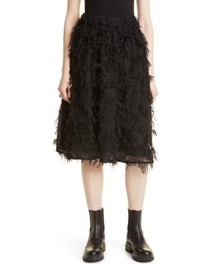 Baum und Pferdgarten Sirella Mesh Fringe Skirt - Black