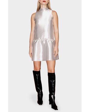 ALIGNE Blaze Sleeveless Satin Minidress - Metallic