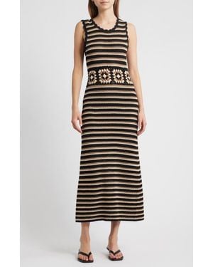 Rails Coco Crochet Midi Dress - Multicolor