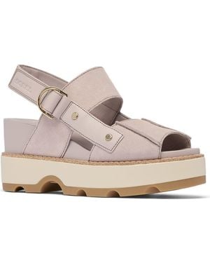 Sorel Joanie Iv Platform Wedge Sandal - Pink