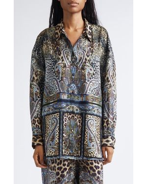 CAMILLA Oversize Shirt - Gray