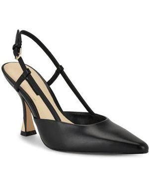 Nine West Vassa Pointed Toe Slingback Pump - Black