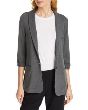 Joie Neville Knit Blazer - Gray
