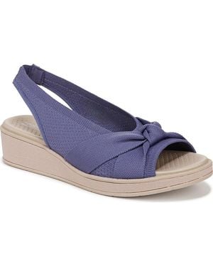 LifeStride Bell Slingback Wedge Sandal - Blue