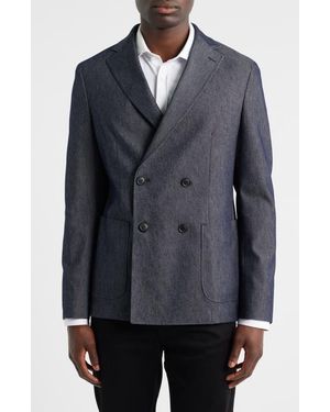 BOSS Hanry Double Breasted Sportcoat - Blue
