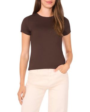 Halogen® Essential Compression T-Shirt - Brown