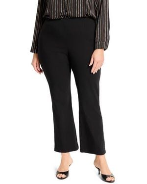 NIC+ZOE Wonderstretch Berkeley Bootcut Pants - Black