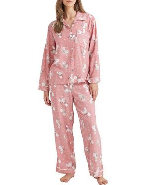 Papinelle Yolly Cozy Print Pajamas - Red