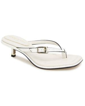 Kenneth Cole Gillie Kitten Heel Slide Sandal - White