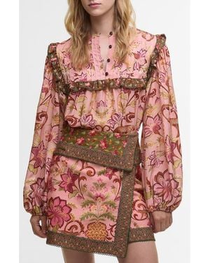 Barbour X Farm Rio Cami Blouse - Red