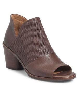 Söfft Molly Open Toe Bootie - Brown