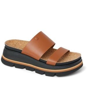 Reef Vista Luxe Siaa Platform Wedge Slide Sandal - Multicolor