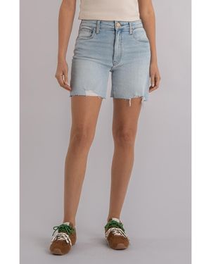 Kut From The Kloth Jenny High Waist Cutoff Denim Shorts - Blue