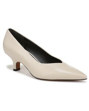 Vince Livia Pointed Toe Pump - White