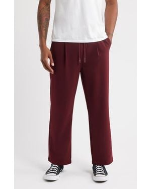 Saint Studio Veloce Cotton Neoprene Track Pants - Red
