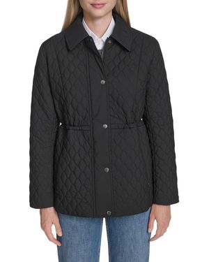 Cole Haan Honeycomb Quilted Jacket - Black