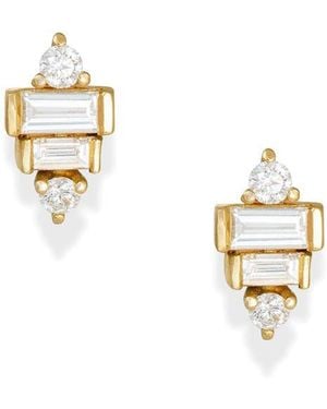 MOD AND JO Rooney Stud Earrings - Metallic