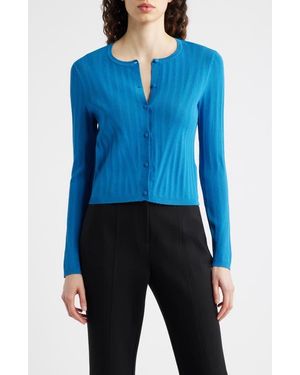 Tahari The Lori Cardigan - Blue