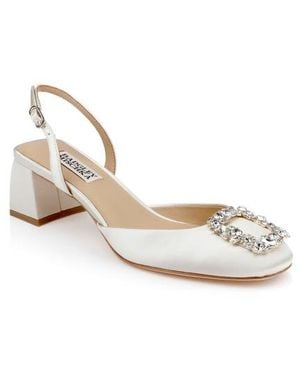 Badgley Mischka Vivia Slingback Pump - White