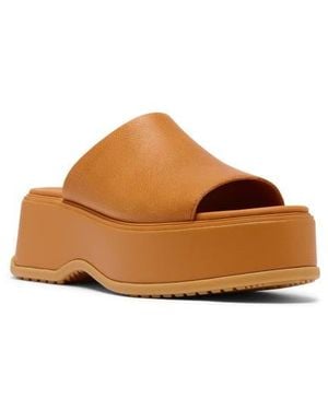 Sorel Dayspring Platform Slide Sandal - Brown