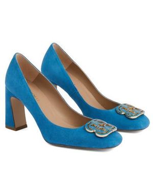 LK Bennett Truly Logo Pump - Blue
