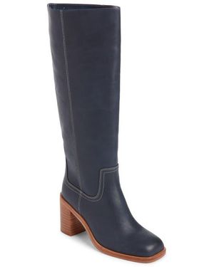 Steve Madden Woodstock Knee High Boot - Blue