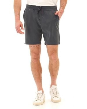 Threads For Thought Garrett Peached Drawstring Shorts - Blue