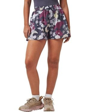 Travis Mathew Shifting Sands Stripe Drawstring Shorts - Blue