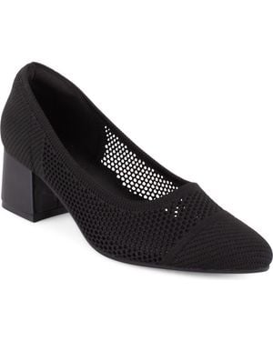 Tahari Basilica Cap Toe Pump - Black