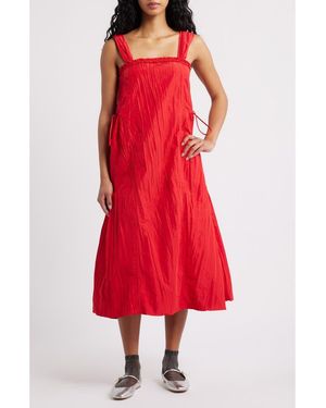 Damson Madder Elina Midi Dress - Red