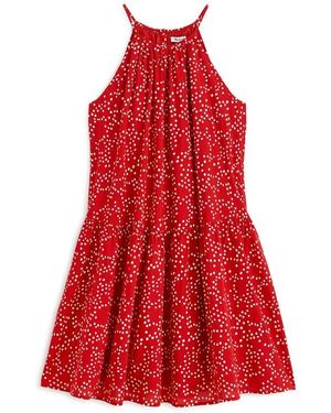 Madewell Drop-Waist Minidress - Red