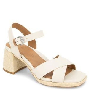 Gentle Souls Rimini Ankle Strap Platform Sandal - Natural