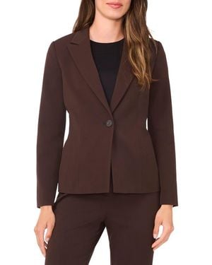 Halogen® Clean One-Button Blazer - Brown