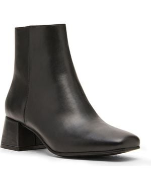 Blondo Lizzy Waterproof Square Toe Block Heel Bootie - Black