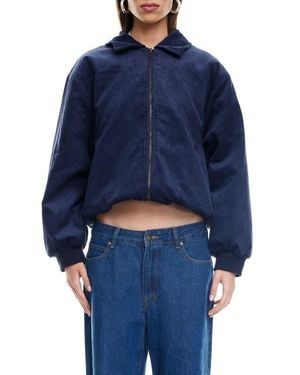 Lioness Corduroy Bomber Jacket - Blue