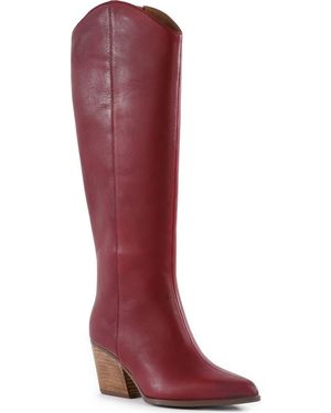 Seychelles Begging You Knee High Western Boot - Red