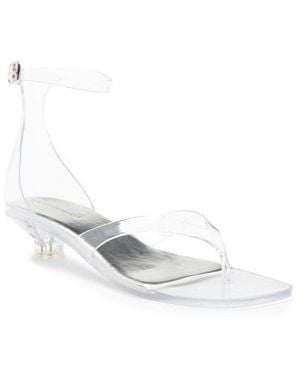 Jeffrey Campbell Gummy Ankle Strap Sandal - White