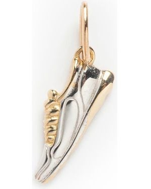 Local Eclectic Solid 9K Marathon Shoe Charm - Metallic