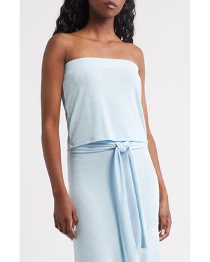 Bella Venice Skye Bandeau Top - Blue