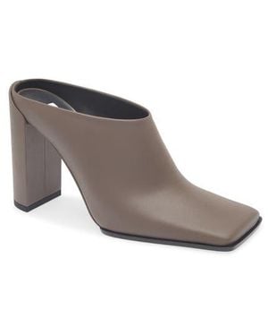 Alaïa Square Toe Mule - Gray