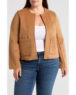 Wit & Wisdom Open Front Crop Jacket - Blue