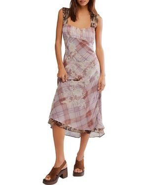 Free People Morning Dew Midi Dress - Multicolor