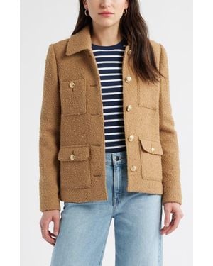 Caslon Bouclé Jacket - Brown