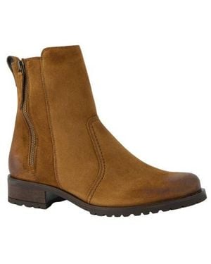 Paul Green Cheyenne Faux Fur Lined Bootie - Brown